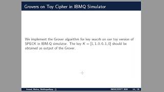 Evaluation of Quantum Cryptanalysis on SPECK Net Worth