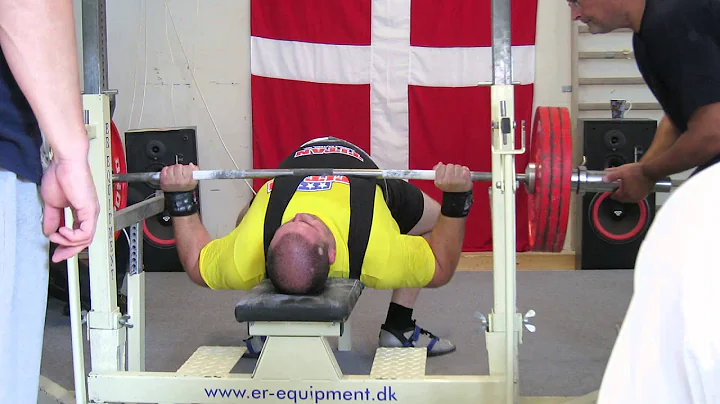 Niels Christensen - 180 kg bench press - Danish Ra...