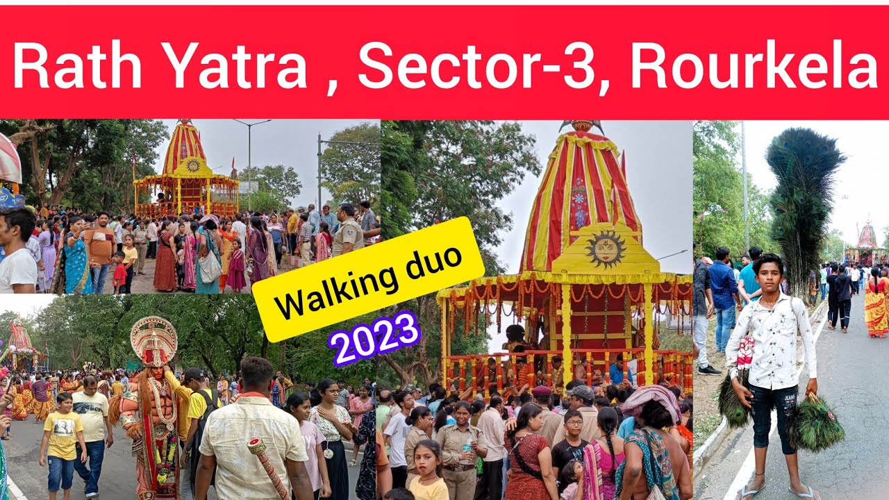 Rath Yatra Sector-3,Rourkela#rathayatra#rourkela#rourkelavlogs# ...