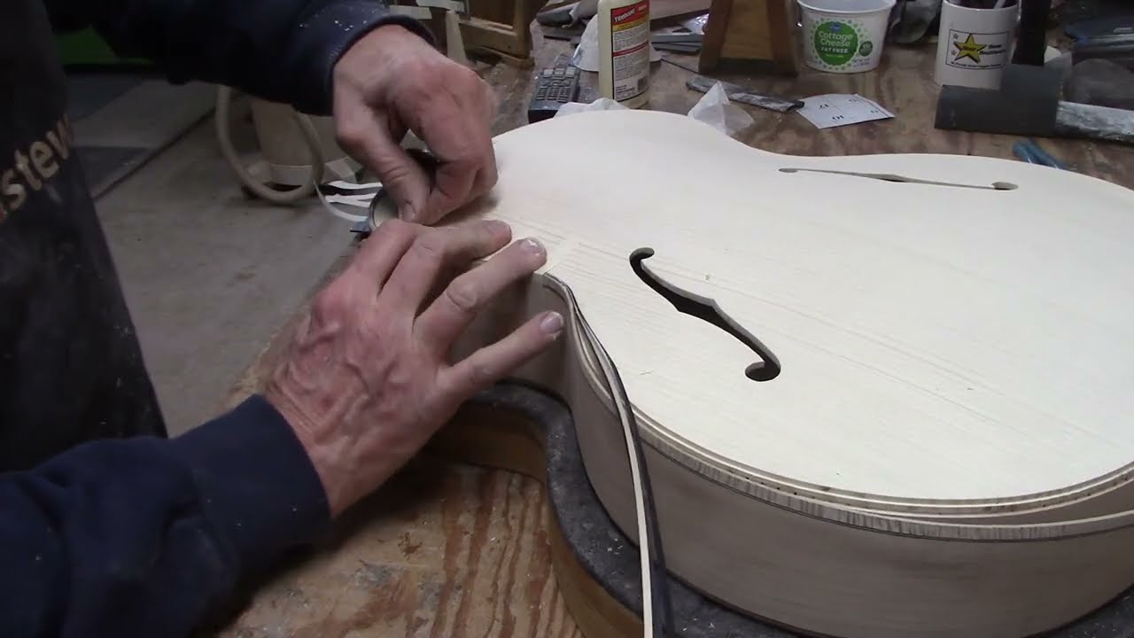 Building an Archtop Guitar, part 4: Binding the Body