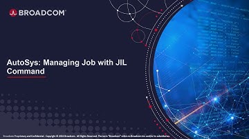 AutoSys: Managing Job with JIL Commands