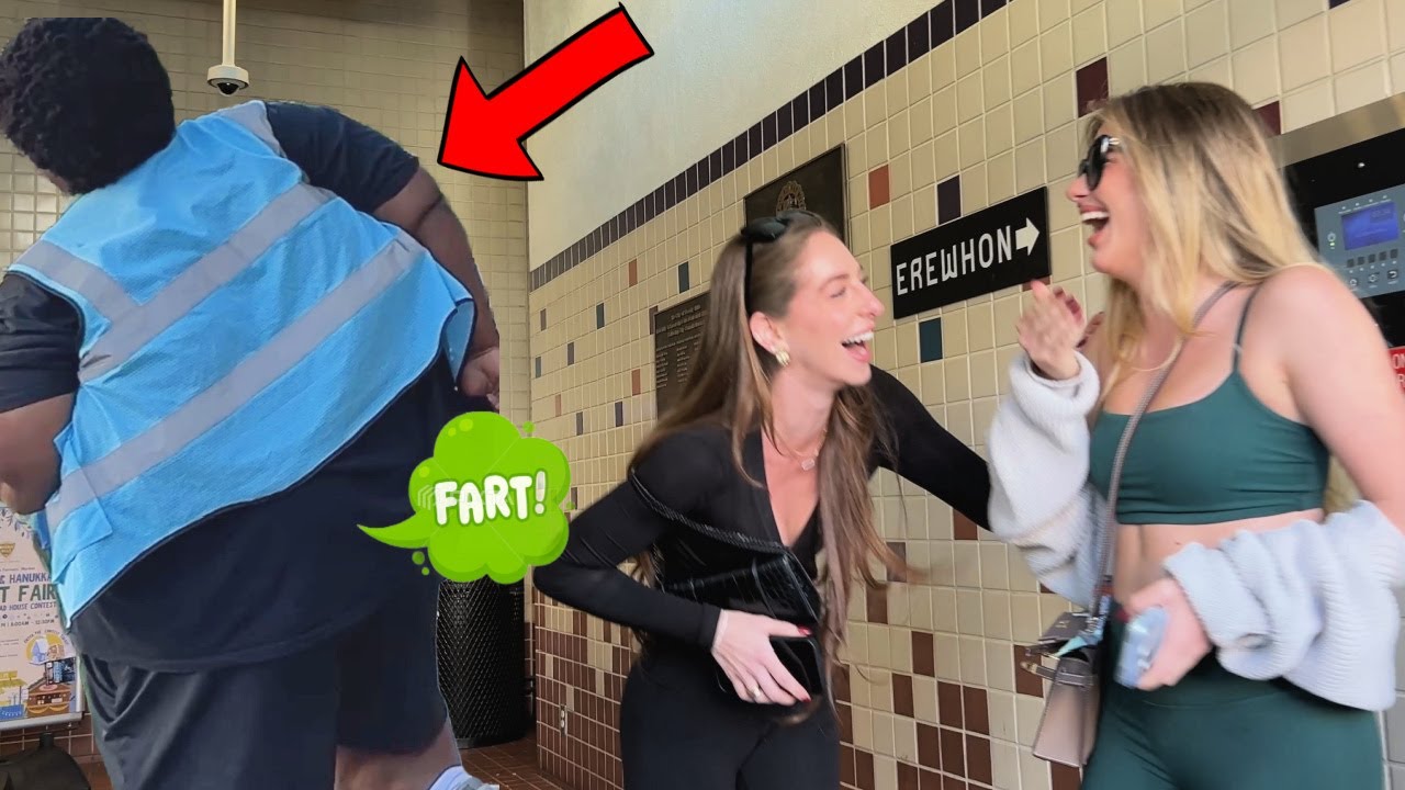 800lbs Man Farts On Rich Women In Beverly Hills!!