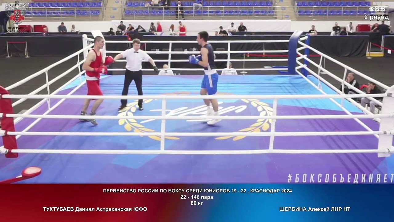 146 86 кг ТУКТУБАЕВ Даниял Астраханская ЮФО   ЩЕРБИНА Алексей ЛНР НТ
