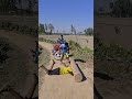 What did the man see ahead on his way with the motorcycle?