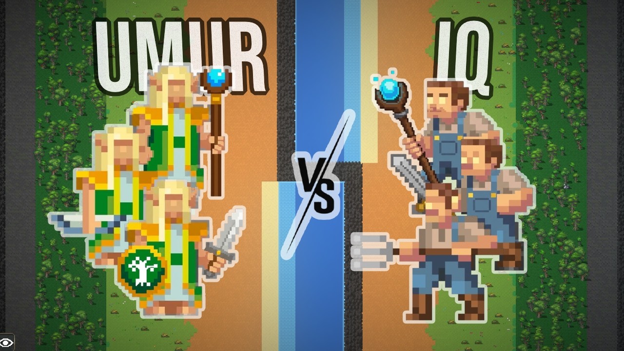 UMUR VS IQ! Adu Peradaban Manusia dengan Elf? Worldbox Modern Mod