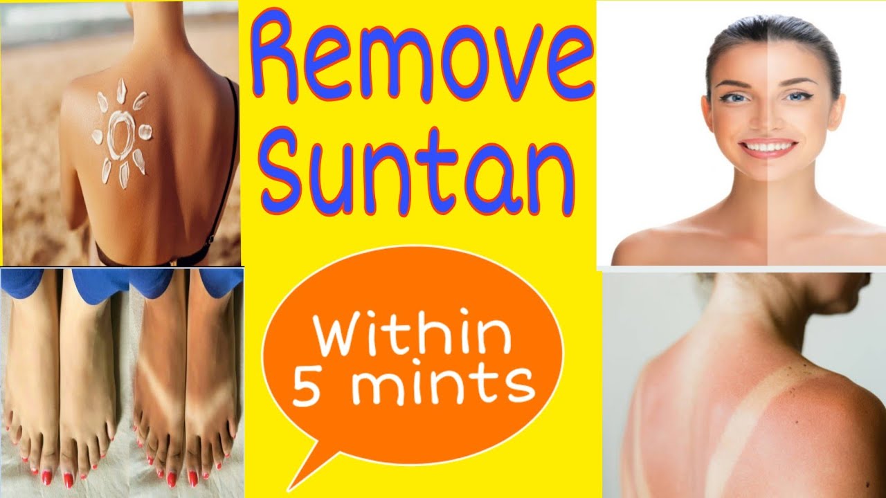 in just 5 mints Remove Suntan/ DIY Suntan Removal cream/ Suntan Removal
