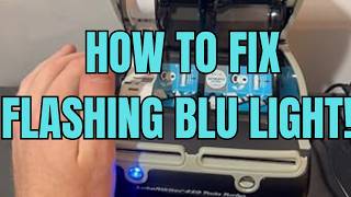 How to Fix Blue Flashing Light Dymo LabelWriter 450 Twin Turbo!