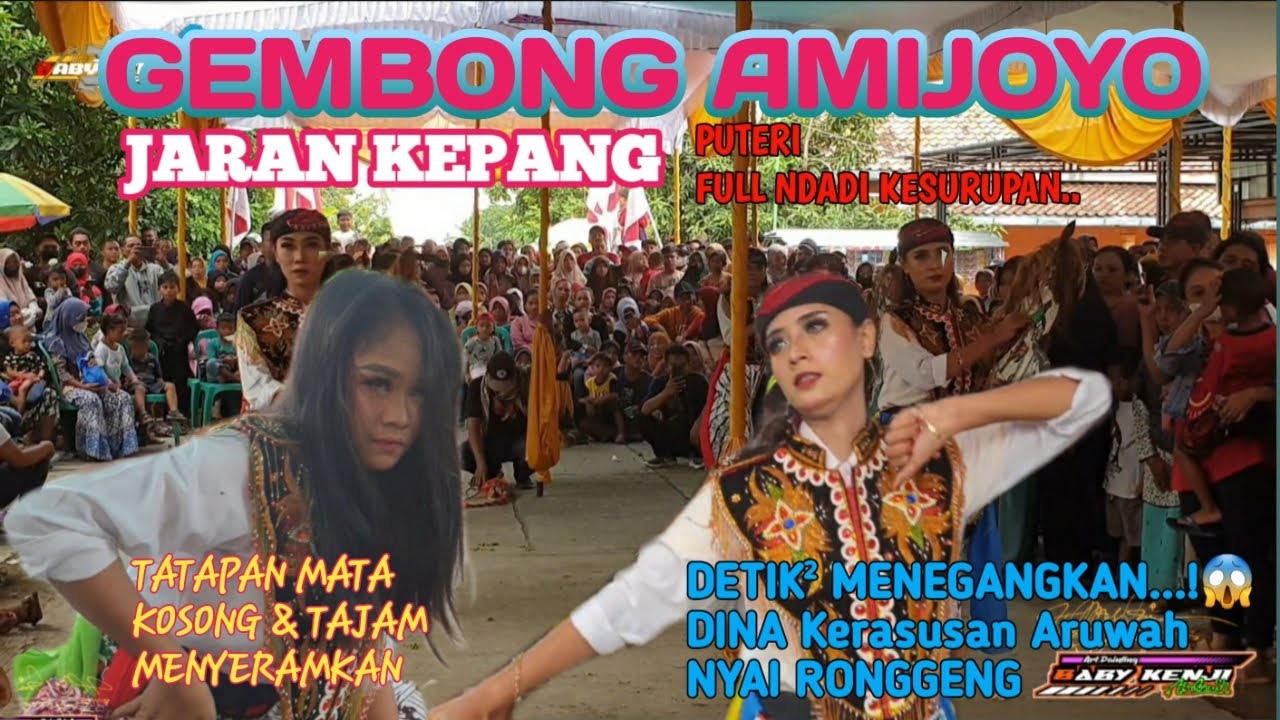 GEMBONG AMIJOYO | JARAN KEPANG PUTRI FULL NDADI KESURUPAN | DETIK² DINA kerasukan SAMBER ALAP-ALAP😱