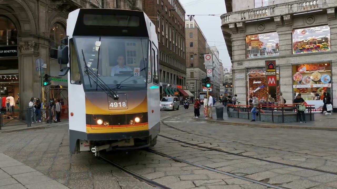 🇮🇹 Milan Trams / ATM Stanga Serie 4900 Jumbotram Tram (2020)