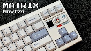 Matrix NAVI 70 | Keyboard assembly | Typing Sound with W1 Diamond Switch