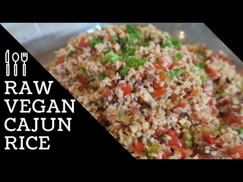 Raw Vegan Cajun Rice (DIRTY RICE) RECIPE
