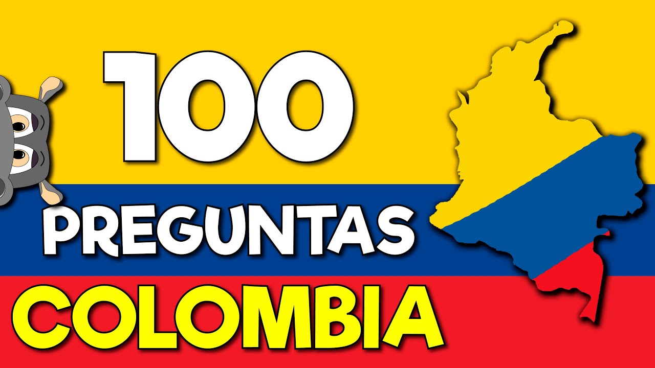 100 PREGUNTAS de COLOMBIA 🟡🔵🔴 ¿Cuánto sabes de Colombia?