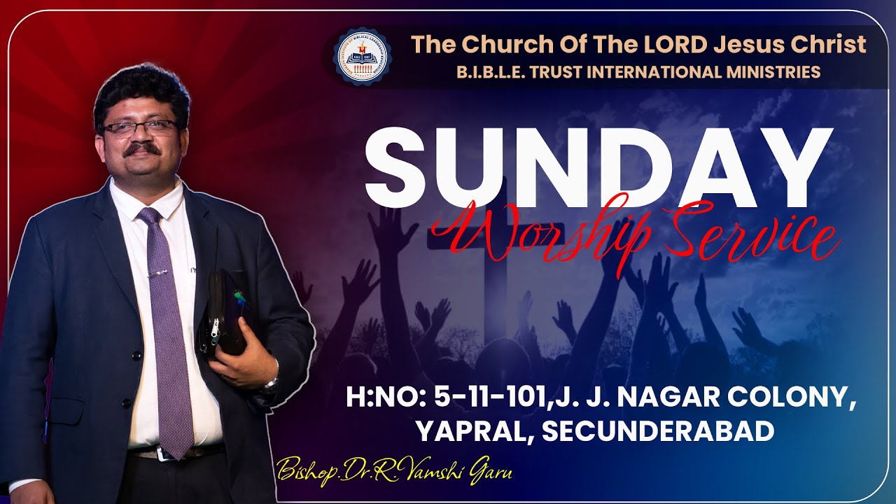 🔴Sunday Morning Worship Service | 25-01-2026 | Bro. R. Vamshi | BTM Live |