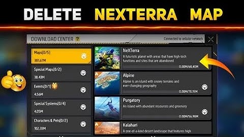 NEXTERRA MAP KO KAISE HATAYE |NEXTERRA MAP FREE FIRE KAISE KHELE | FF NEW MAP KAISE DELETE KARE