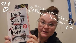 Information FULL SPOILERS Review for How to Survive Your Murder News