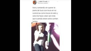 Harry cantando parte de Louis en No Control