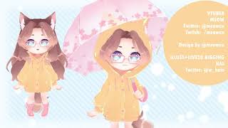 Live2D Chibi VTuber Model Showcase: Meow