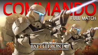 เมื่อโคลน Commando มาครบ 4 คน | Star wars Battlefront 2 (Full match)