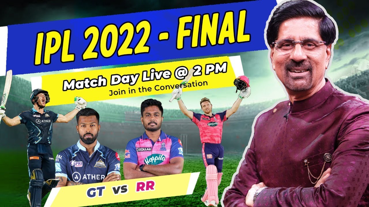 IPL 2022 - Final GT vs RR Match day Live with Cheeka IPL 2022