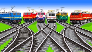 踏切アニメ  あぶない電車 TRAIN  Fumikiri 3D Railroad Crossing Animation # train #2