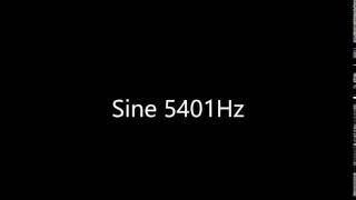 Sine 5401Hz Audio Only