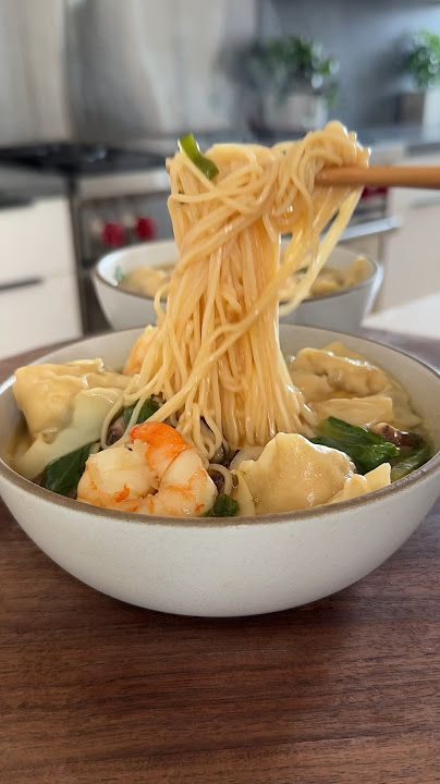 Wonton noodle soup✨