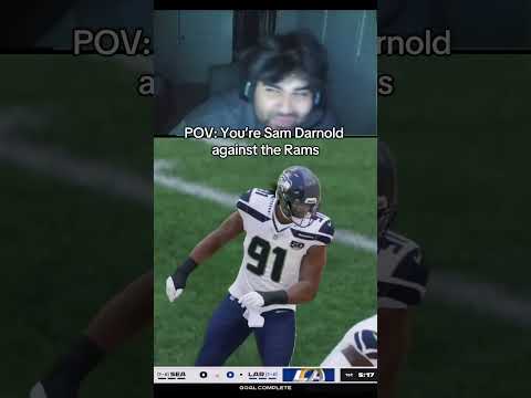 SAM DARNOLD TRUNS BACK THE CLOCK Shorts Madden Nfl Seattleseahawks Samdarnold