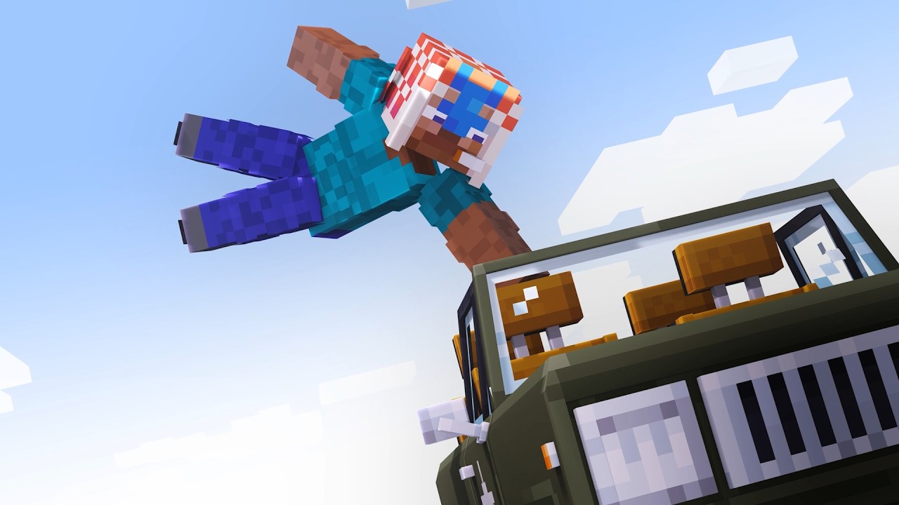 Lookout3d LookOut3D vs Fence (Get in the car MEME) | Minecraft Animation - YouTube