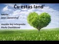 Leon Zamenhof - "Ĉu estas land’?" (Esperanto-kanto, muzikigita poemo)