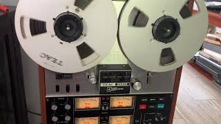 TEAC 3340S 10.5 inch reel to reel pre shipment demo