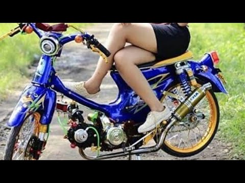 Rubah Motor Tua Jadi C70 Keren Biru Metalick Youtube