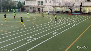 4/02 (木) - ﾄﾚｰﾆﾝｸﾞｹﾞｰﾑ  - GFC vs One Eight FC - 5年生 -  game 2 - ハイライト