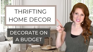 DECORATE ON A BUDGET • THRIFT WITH ME • HOME DECORATING IDEAS • DECOR HAUL #homedecor #thrifting
