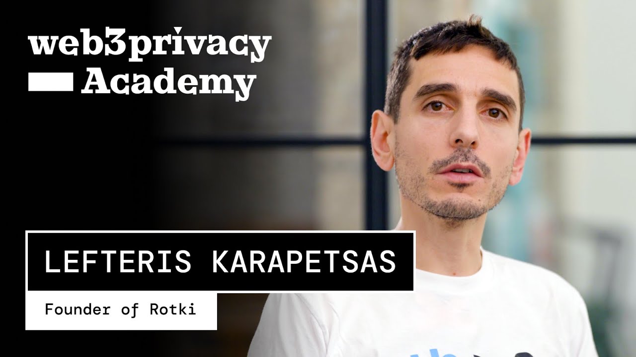 Most dApps Betray Privacy"- Lefteris Karapetsas, Rotki. w Peter Farbey