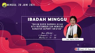 Live Streaming Ibadah Minggu Jemaat GKE Nanga Bulik Tgl 20 Juni 2021