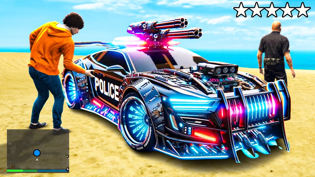 Stealing LUXURY POLICE CARS In GTA 5!