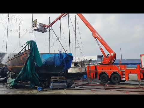 Grote brand Jachthaven Harderwijk (nablussen)