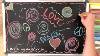 Imagine ♫ Beatles Chalk Art Lullaby for Babies