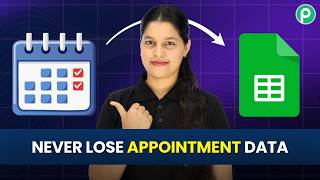Never Lose Appointment Data Again (Auto Save to Google Sheets 😳)