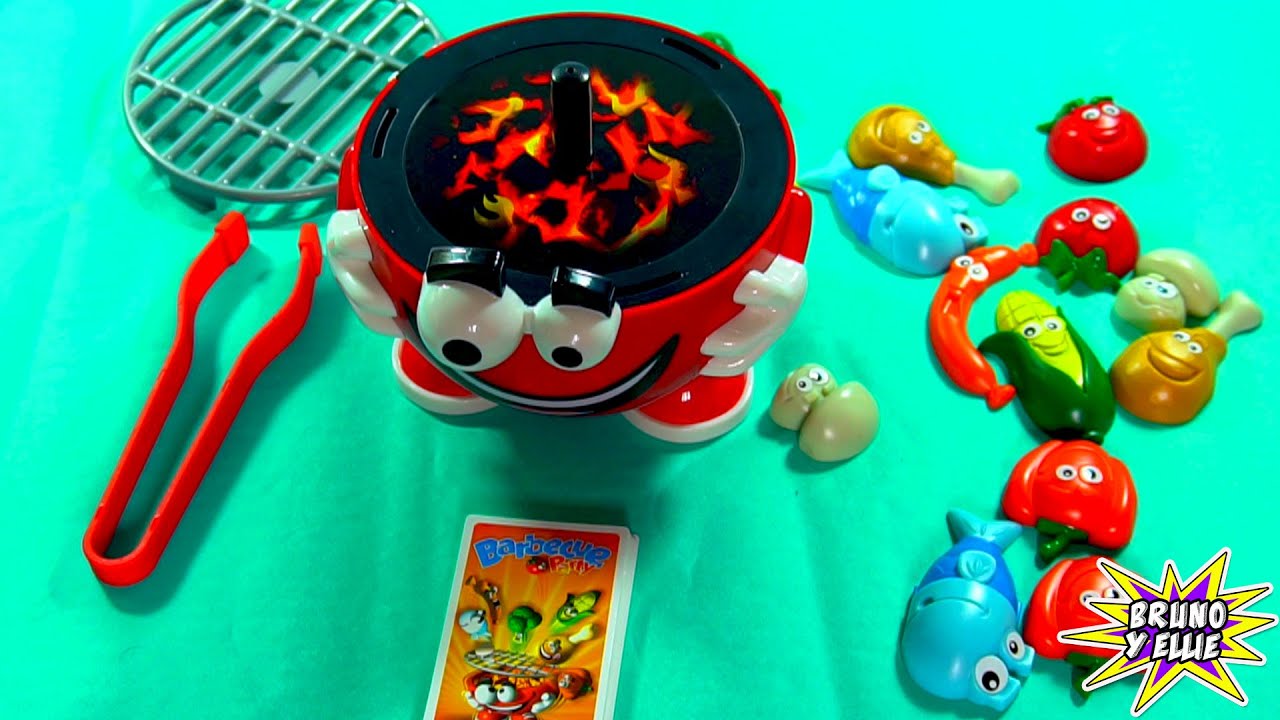Probamos un Juego de Mesa (Barbecue Party) Bruno y Ellie YouTube