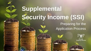 Applying for Supplemental Security Income (SSI)