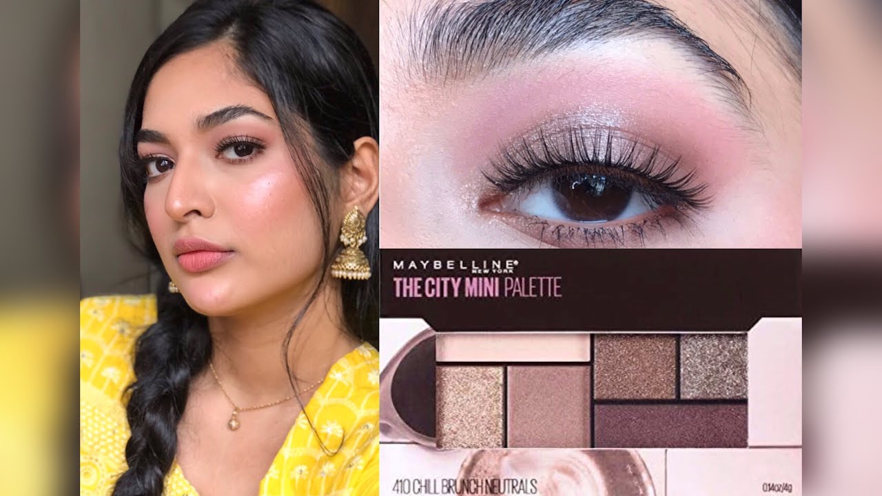 MAYBELLINE CITY MINI PALETTE REVIEW | SWATCHES + APPLICATION || Rishika Shetty