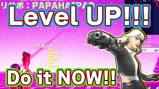7 Buttons gives you level-up!!  Fortnite XP GLITCH