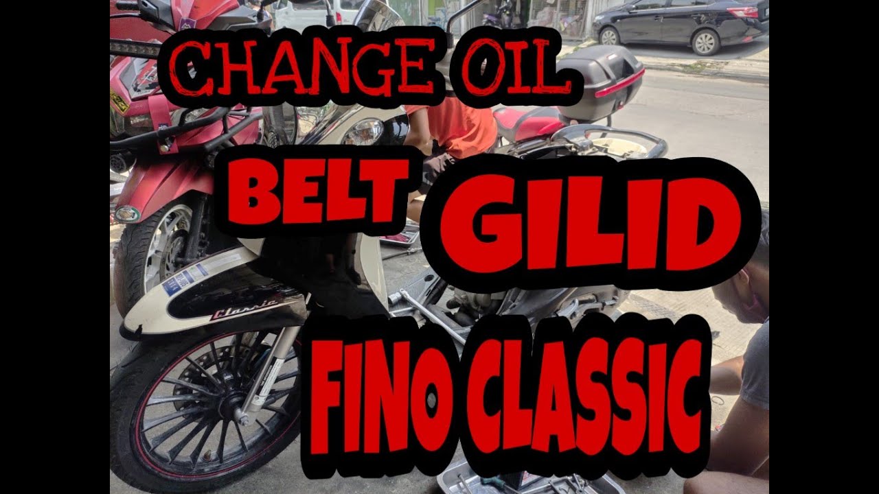 Maintenance yamaha FINO classic