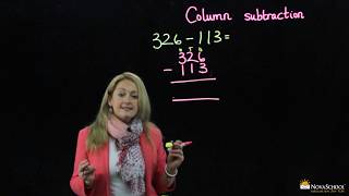 Column subtraction - Subtraction method in Maths