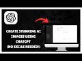 How to CREATE AI IMAGES IN CHATGPT