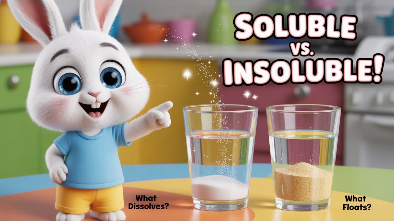 Soluble vs Insoluble Secrets Revealed in Fun Science Experiments - YouTube