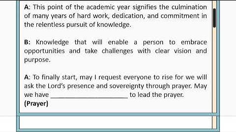 GRADUATION SCRIPT| GRADUATION AND MOVING-UP PROGRAM SCRIPT