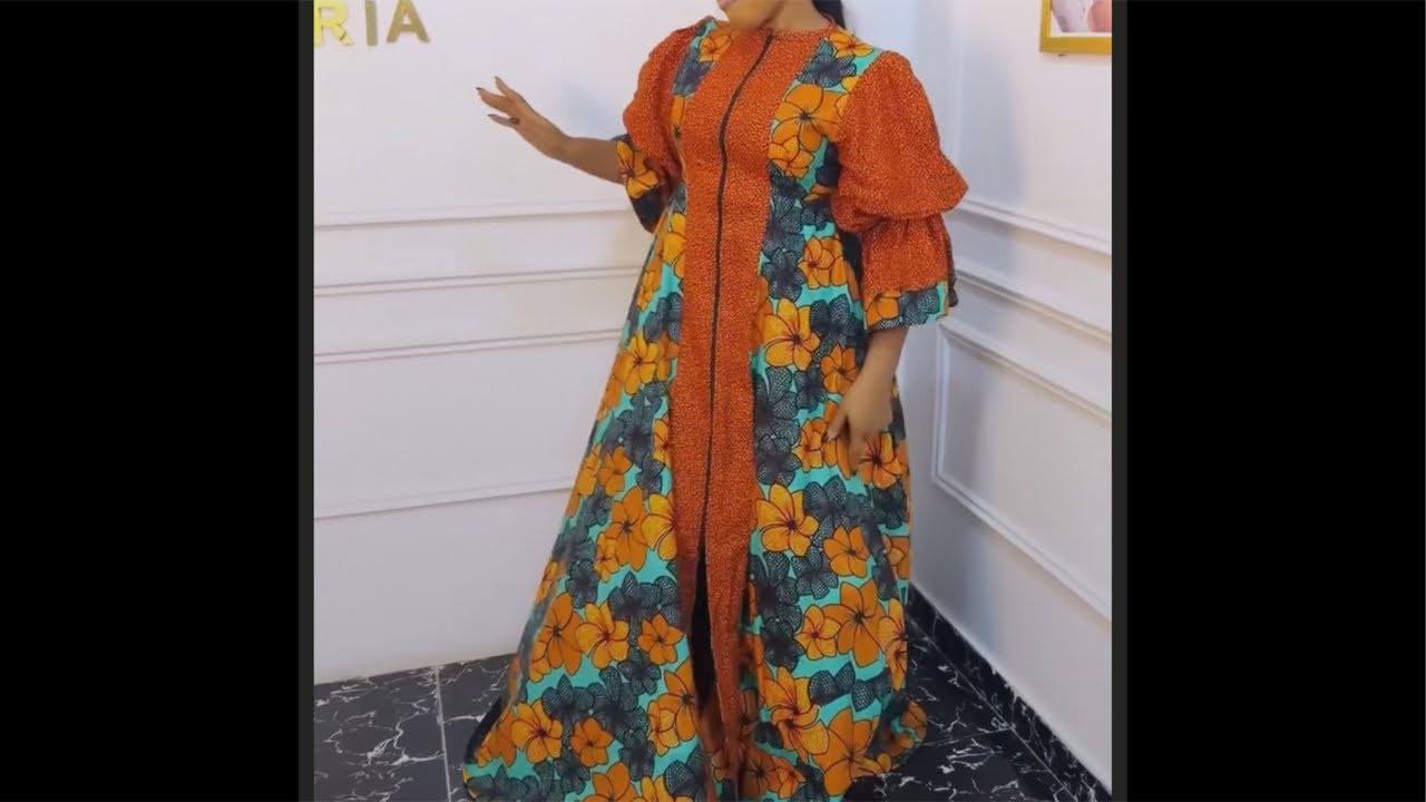 как кроить и сшить платье-клеш с молнией спереди