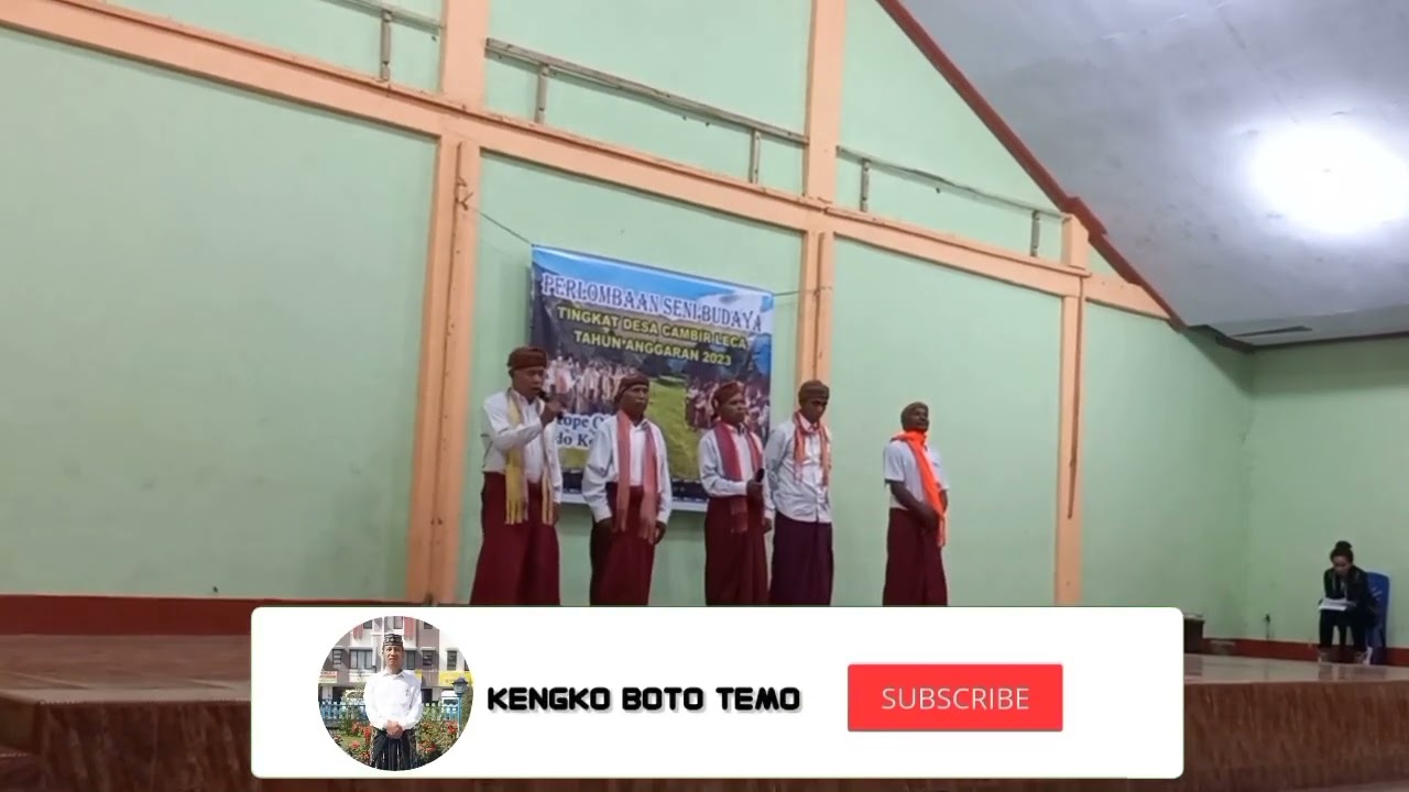 Lomba NENGGO se-Desa Cambir Leca Satarmese Barat 2023_Go'et Manggarai